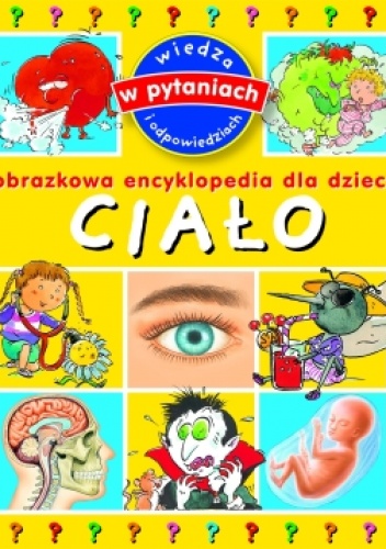 Okladka ksiazki cialo obrazkowa encyklopedia dla dzieci