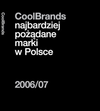 Okladka ksiazki coolbrands najbardziej pozadane marki w polsce 2006 07