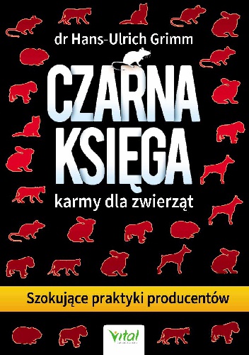 Okladka ksiazki czarna ksiega karmy dla zwierzat