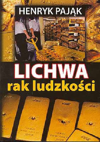 Okladka ksiazki lichwa rak ludzkosci