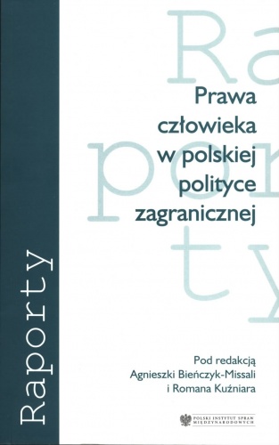Okladka ksiazki prawa czlowieka w polskiej polityce zagranicznej