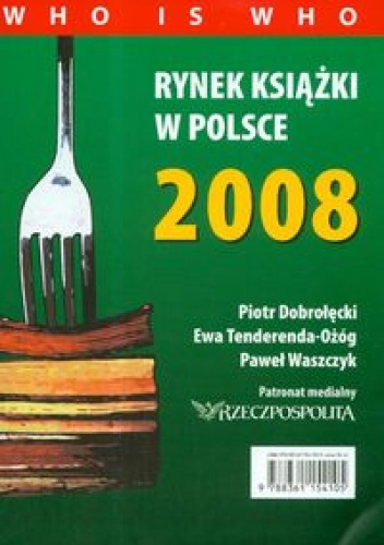 Okladka ksiazki rynek ksiazki w polsce 2008 who is who