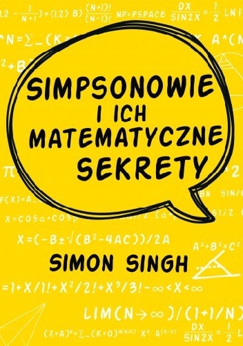 Okladka ksiazki simpsonowie i ich matematyczne sekrety