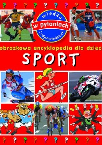 Okladka ksiazki sport obrazkowa encyklopedia dla dzieci