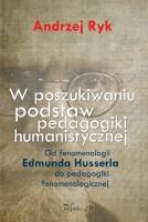Okladka ksiazki w poszukiwaniu podstaw pedagogiki humanistycznej